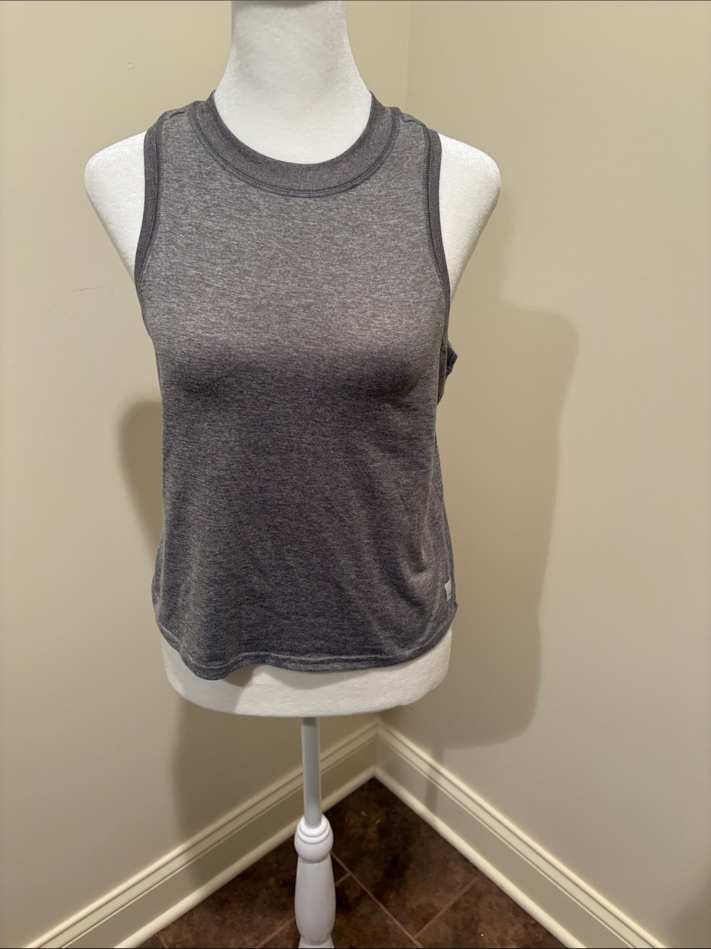 Vuori Charcoal Heather Racerback Tank